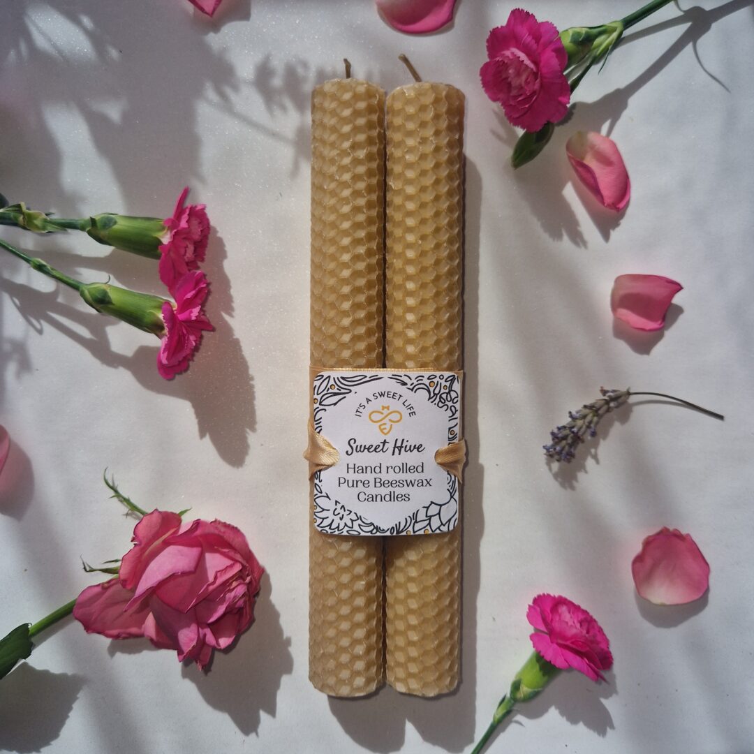 Hand Rolled Beeswax Candles - Image 2